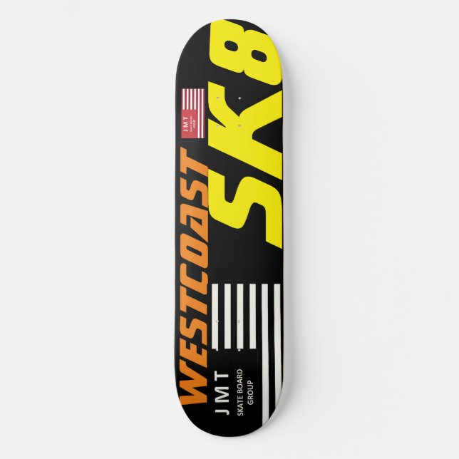 Deck de Skate WESTCOAST SK8 8 1/2" (Frente)