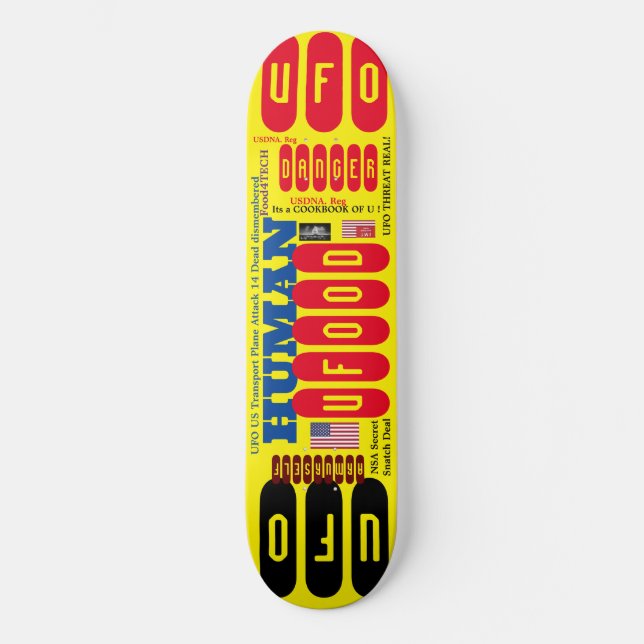 DECK DE SKATEBOARD UFOOD DEAL  8 1/4" (Frente)