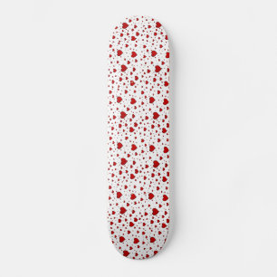 Deck do skate do Grupo de Corações Vermelhos