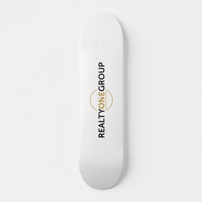 Deck do skateboard do Grupo Realty One (Frente)