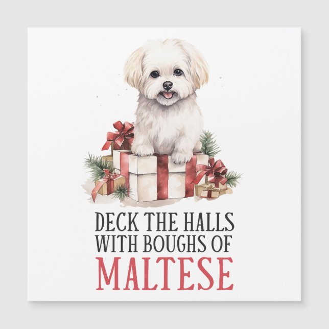 Deck The Halls Com Alças De Maltês (Frente)