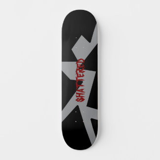 decke de skate destroçada
