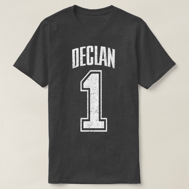 Declan Supporter Number 1 Greatest Fan T-Shirt (Frente do Design)