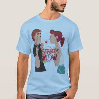 Declaração de amor de na moda masculino T-Shirt - 