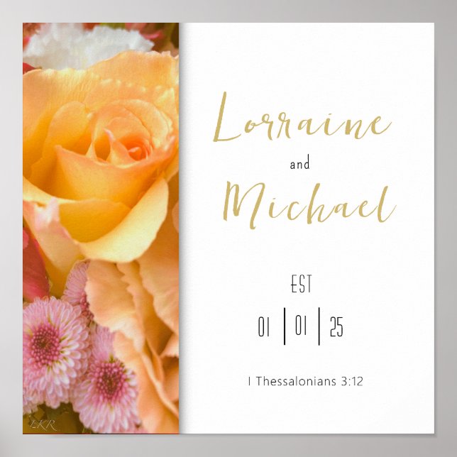 Declaração de Amor Poster da Praça da Rosa Amarela (Frente)