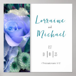 Declaração de Amor, Teal Rosa Poster