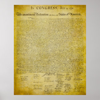 Declaração de Independência Impressão