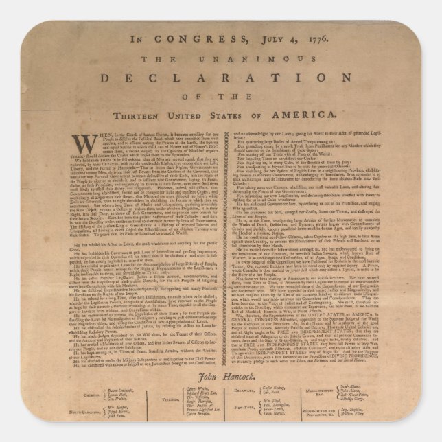 Declaração dos autocolantes (Frente)