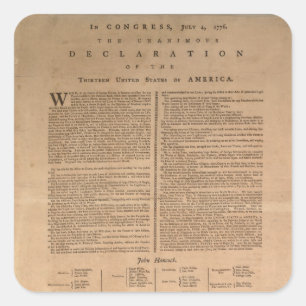 Declaração dos autocolantes