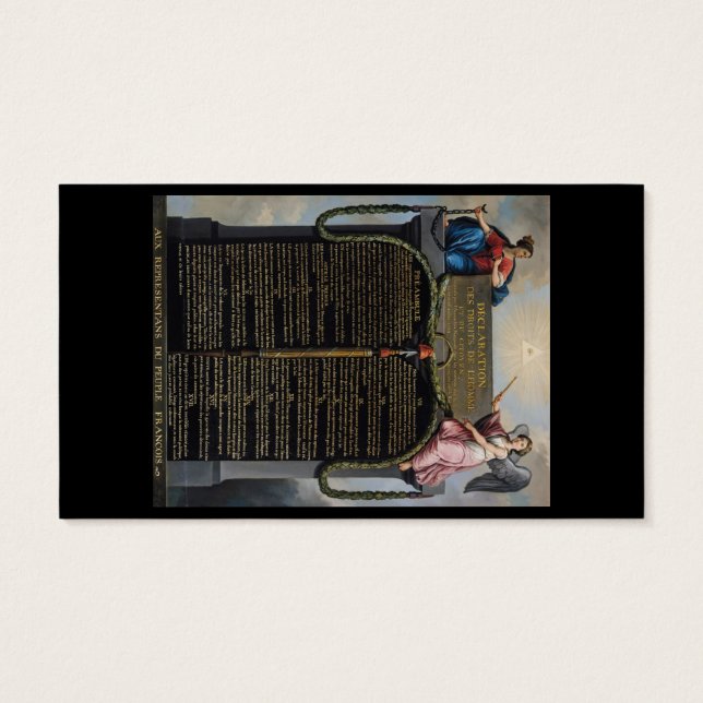 Declaração dos Direitos do Homem e dos Cidadãos (Verso)