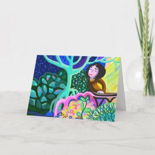 Declaração romântica de cartão de amor