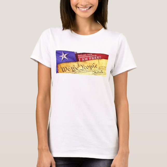 Declarar (luz) T-Shirt (Frente)