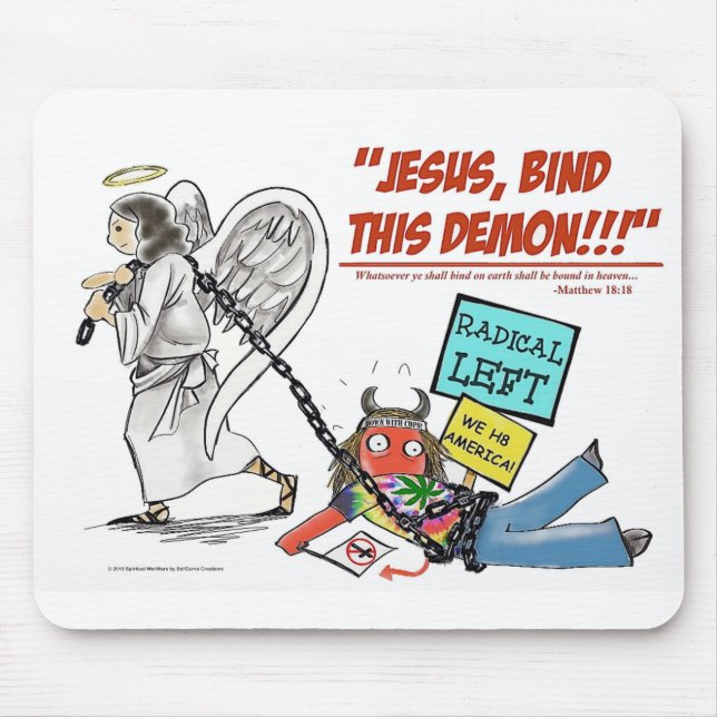 Declare a guerra espiritual! Mousepad (Frente)