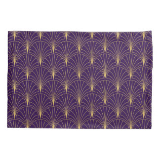Deco Arte Roxo e Dourado Arte Deco