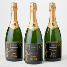 Deco de arte do Ano Novo