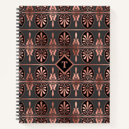 Deco de Arte Elegante em Cor de Cobre e Preto - Li