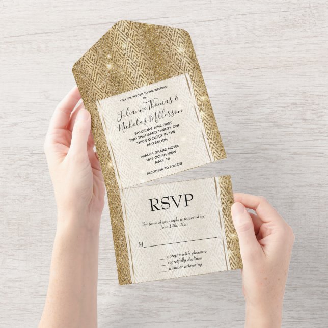 Deco de Glitter Dourado Amarelo (Aba destacável)