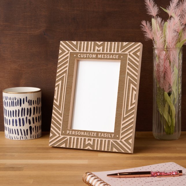 Deco Geométrico de Engrenagem Personalizada Elegan (Left)