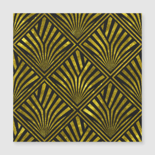 Deco Glam: Padrão Dourado e Preto
