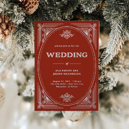 Deco Moderno | Casamento de Férias Vermelho Elegan