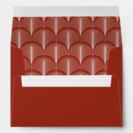Deco Moderno | Casamento Vermelho de Feriado Elega