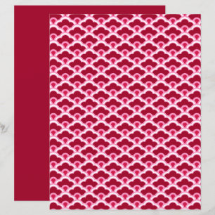 Deco vieiras chinesas, Borgonha e Rosa