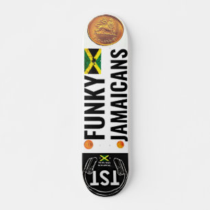 Decodificação do skateboard FUNKY JAMAICANS 7 3/4"