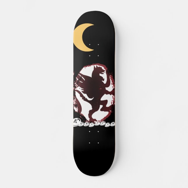 Decodificador de skate preto "K. Griffin" Killosop (Frente)