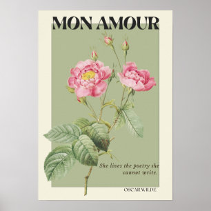 Decor da sala de Poster da Flor Botânica Verde