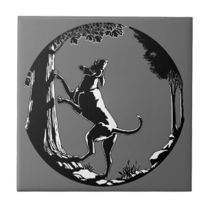 Decor de Cães Cachorros de Azulejos Cerâmicos