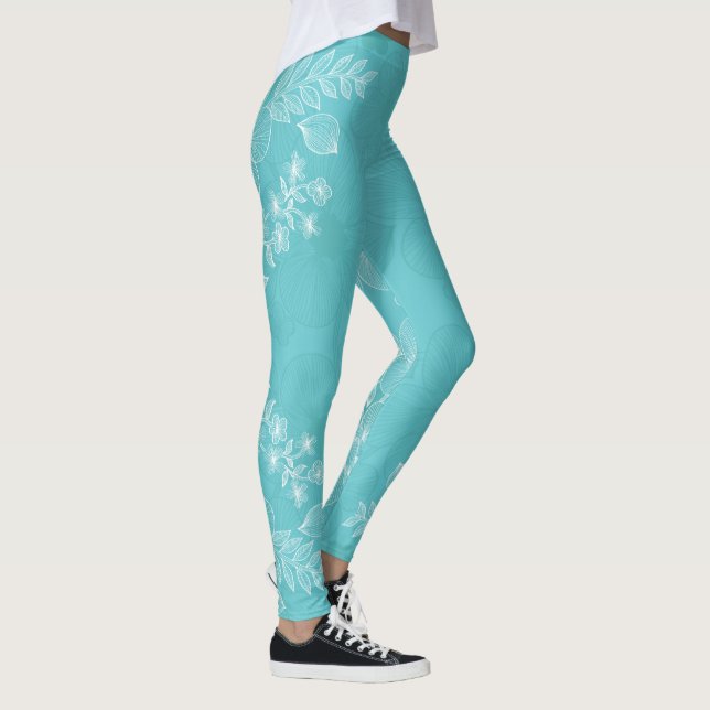 Decor de Flor 25 Leggings (Direita)