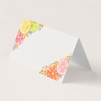 Decor de Mesa da placa de do Citrus Floral Little