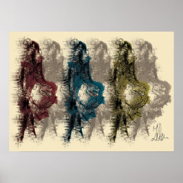 Decor de parede moderno- poster