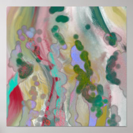 Decor de tendência de poster de Abstrato de arte d