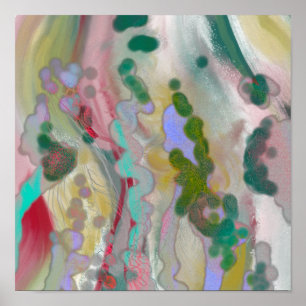 Decor de tendência de poster de Abstrato de arte d