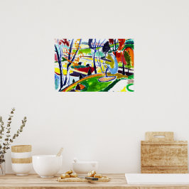 Decor Plat Abstrato Art Poster