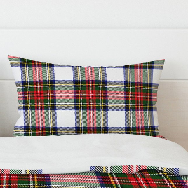 Decor Xmas Clássico de Feriado de Tartan (Classic Tartan Holiday Pattern Bedding Xmas Decor Pillow Case)