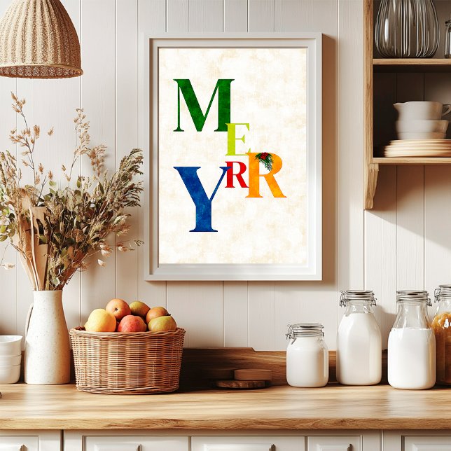Decoração Alegre de Feriado, Arte de Parede Poster (Criador carregado)