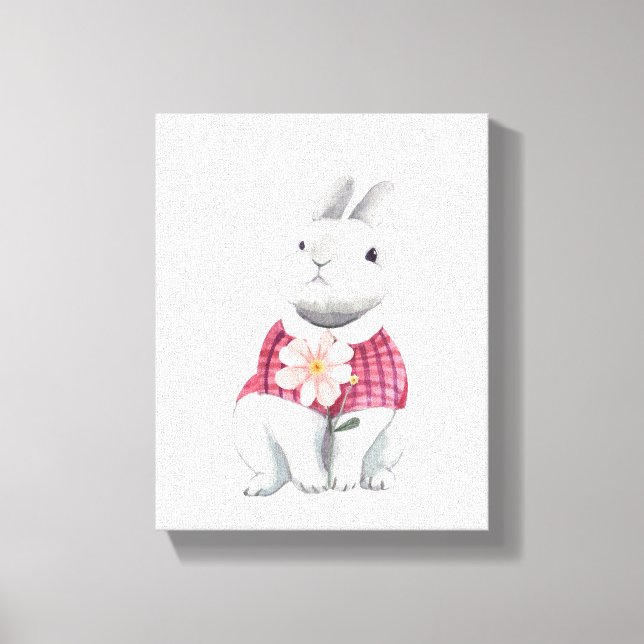 Decoração Caprichosa de Coelhinho para Berçário Fl (Frente)