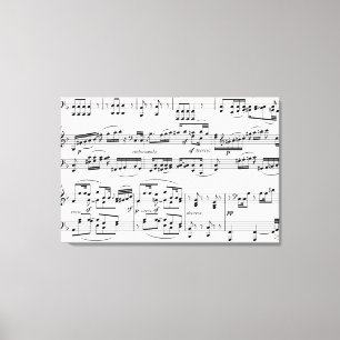 decoração com notas de música