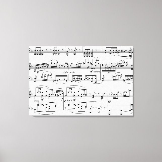 decoração com notas de música (Frente)