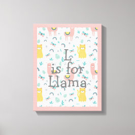 Decoração Cute llama Nursery