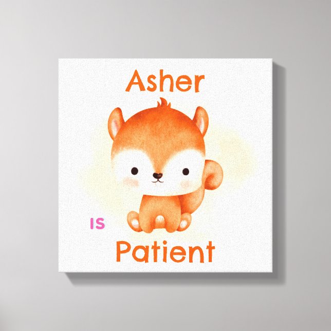 Decoração de Afirmação Personalizada para Crianças (Frente)