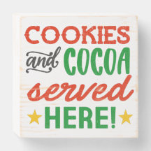 Decoração de Cozinha de Natal Biscoitos Cacau Quen
