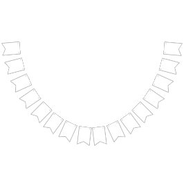 Decoração de festa com bandeiras de Bunting | Triâ