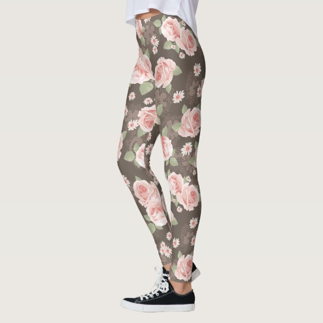 Decoração de Flores 80 Leggings (Esquerda)