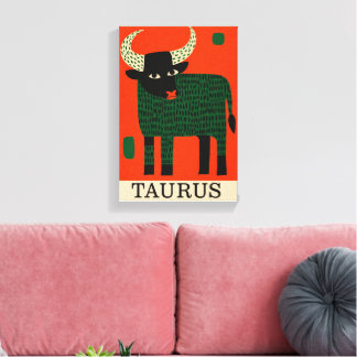 Decoração de Horóscopo do Zodíaco de Touro