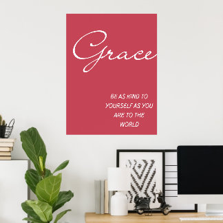 Decoração de Impressão de Parede Seja Gentil Consi