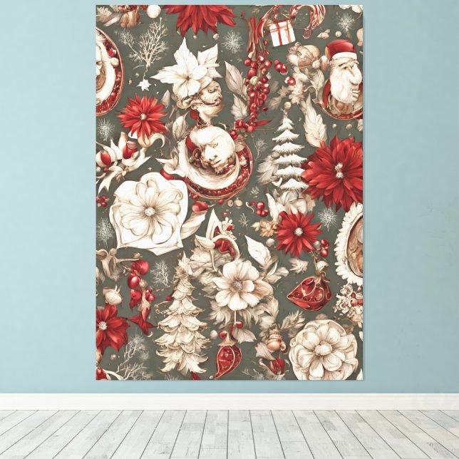decoração de natal, flores (Insitu(piso de madeira))