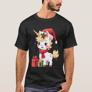 Decoração de Natal Unicórnio Camisa de Natal do Pa